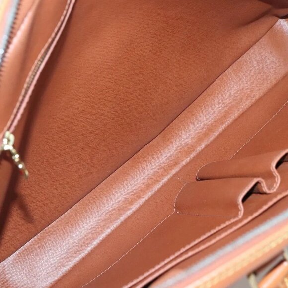 LOUIS VUITTON Epi Porte Documents Voyage Bag Zipangu Gold M54478 LV Auth 132581B - Picture 10 of 16